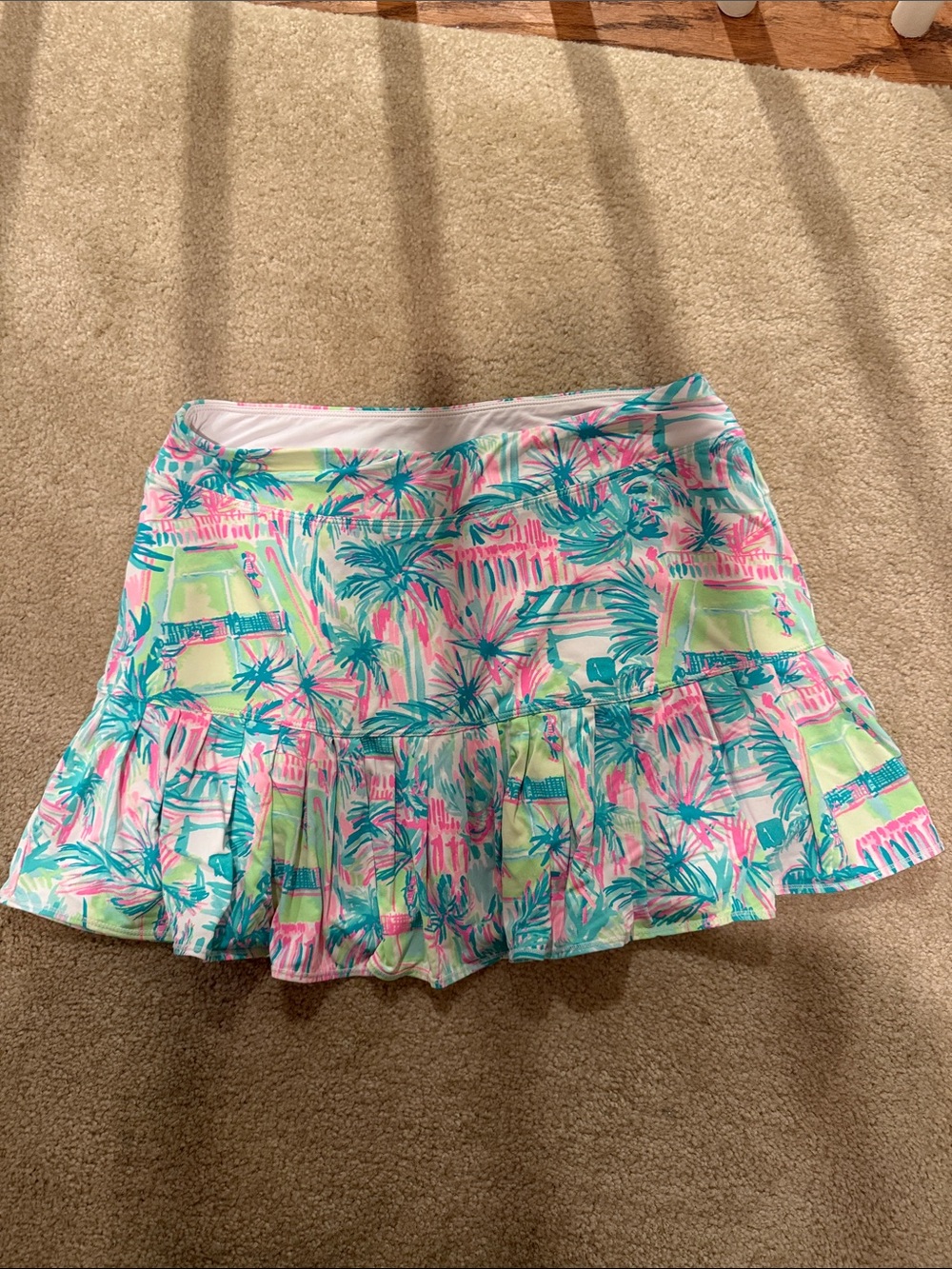 Lilly Pulitzer Luxletic Taye Tennis Skort Skirt M